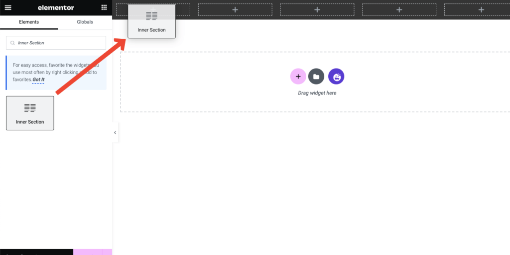 Inner Section How to Use Free Elementor Website Templates