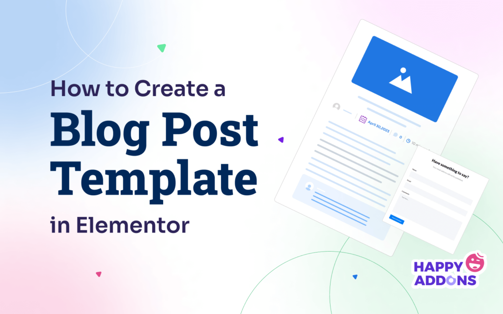How to Create a Blog Post Template in Elementor Free
