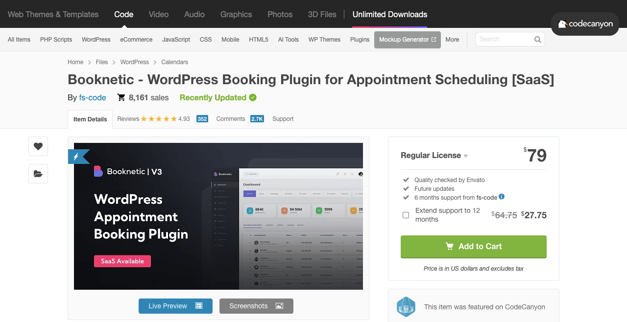 Booknetic - WordPress Booking Plugin for Appointment Scheduling
