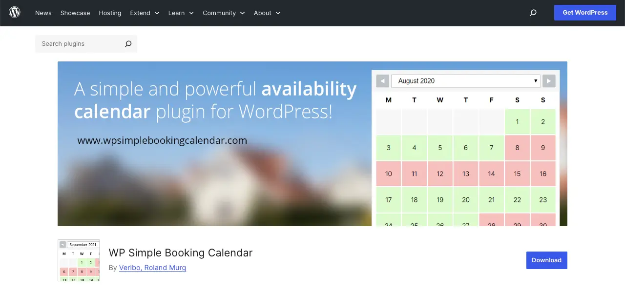 WP Simple Booking Calendar