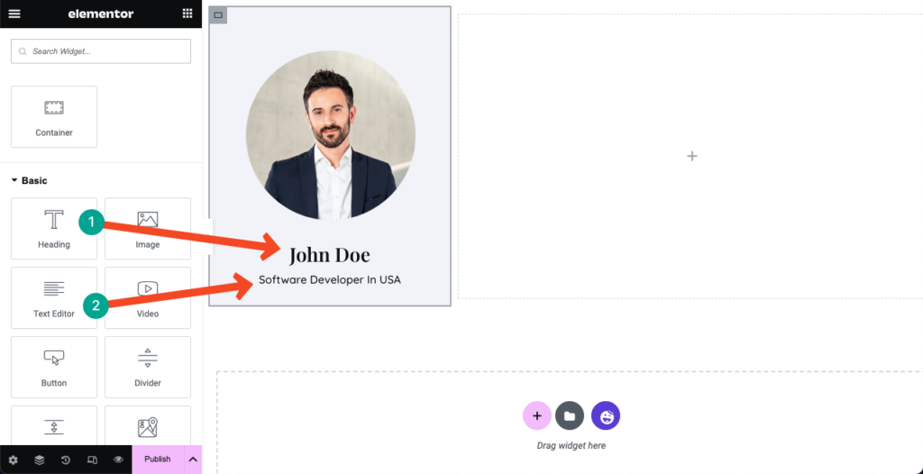 How To Write Designation How to Create a Resume Website By Drag and Drop (Elementor)