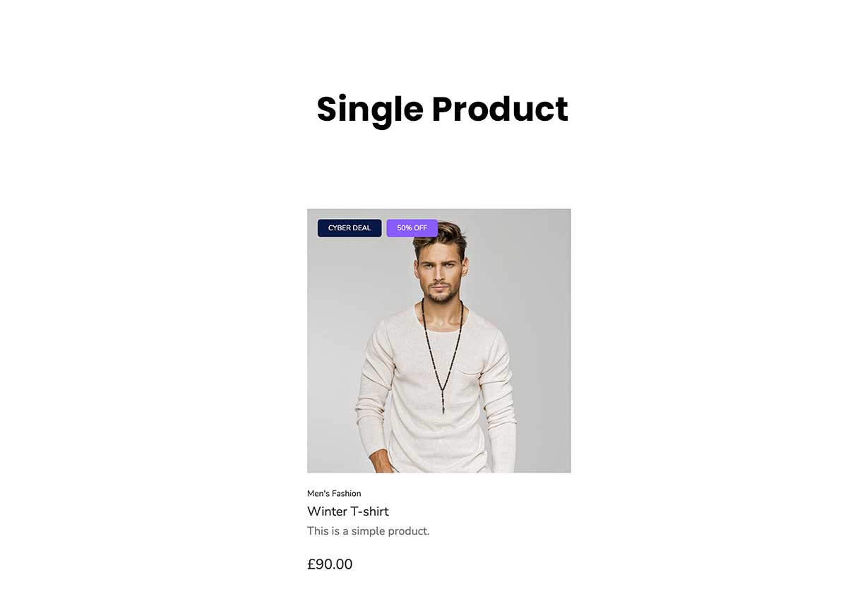 single-product