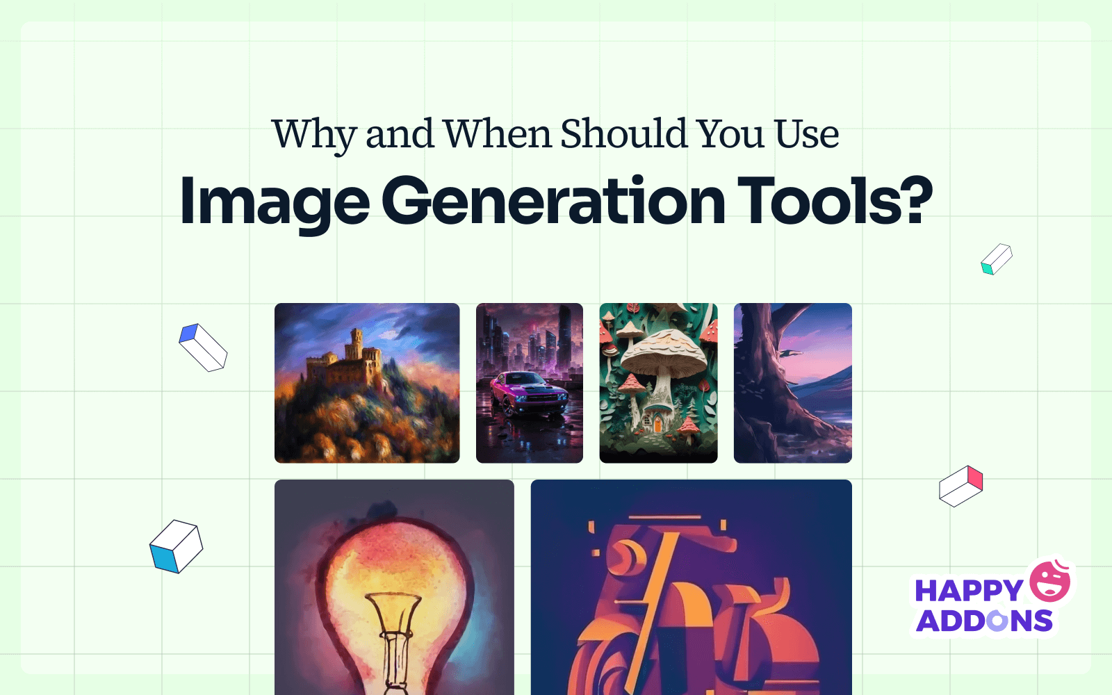 Why and when should you use AI image generation tools?
