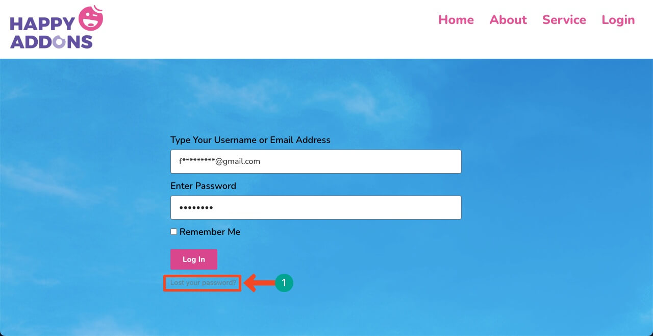 Preview the Login page