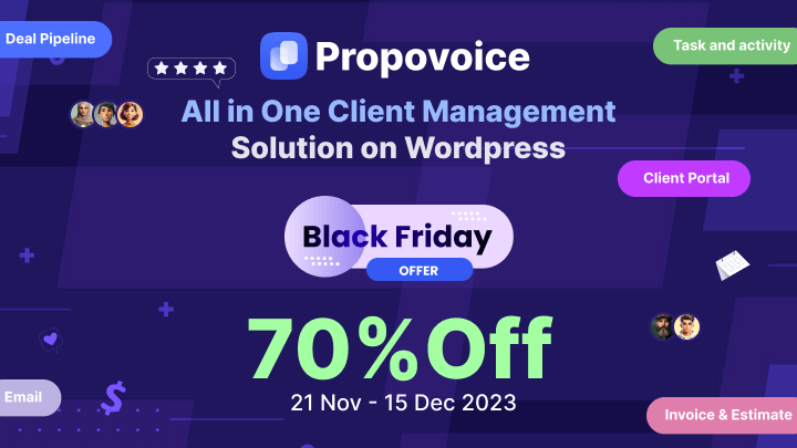 Best WordPress Black Friday deal from Propovoice for 2023