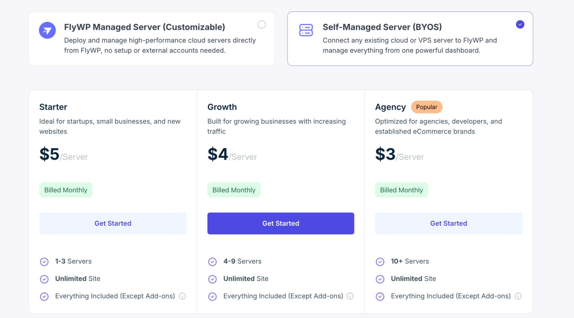 Self-Managed (Bring Your Own Server)