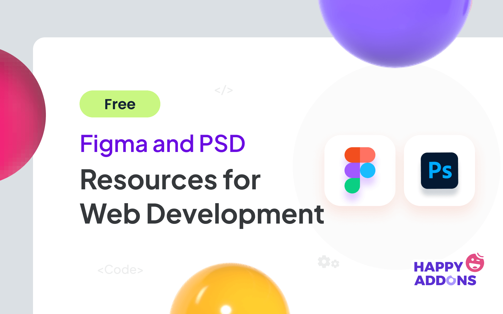 Free Figma Resources and PSD Files for Web Development