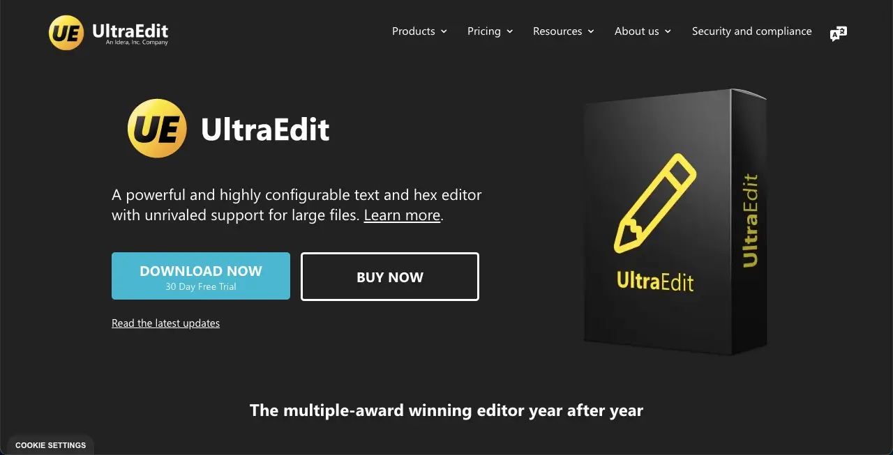 UltraEdit code editor