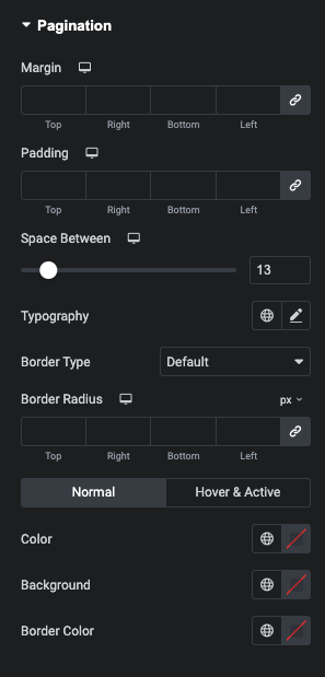 Pagination Styling