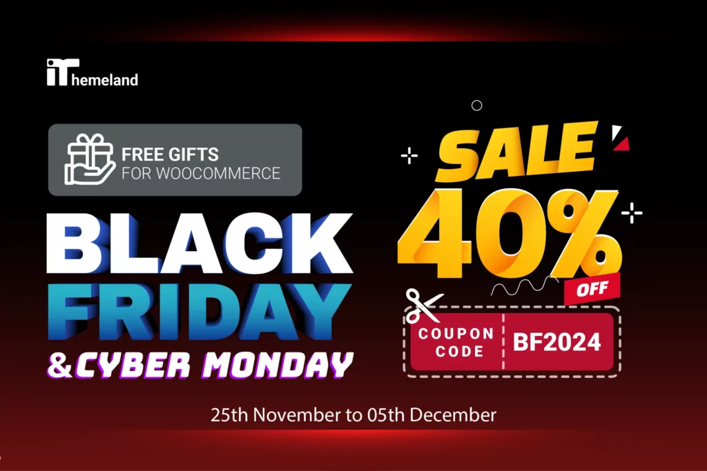 Free Gifts for WooCommerce Plugin Black Friday and Cyber Monday deal 2024