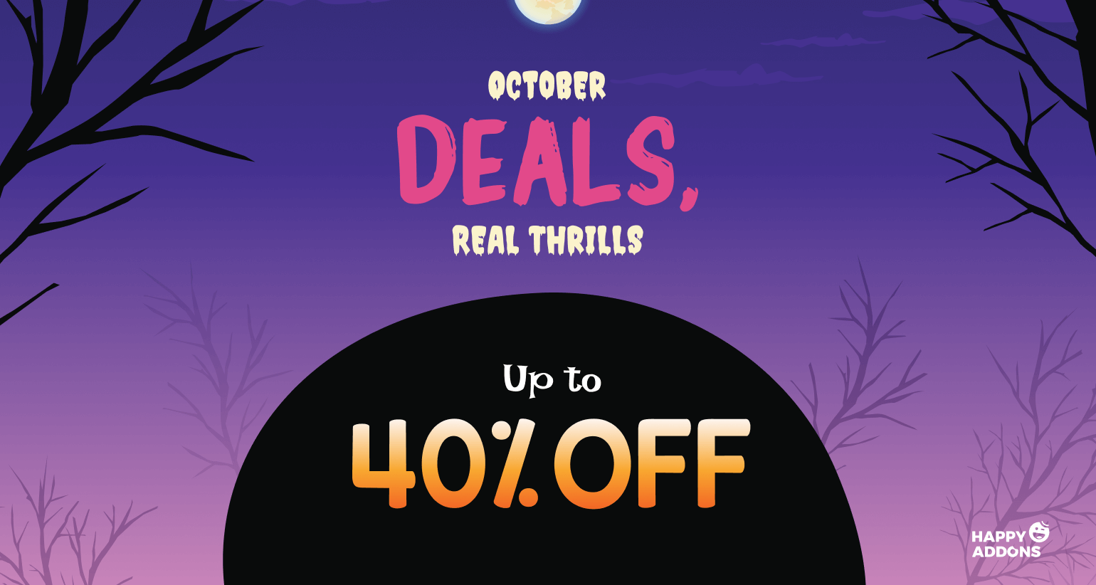 HappyAddons Halloween deals