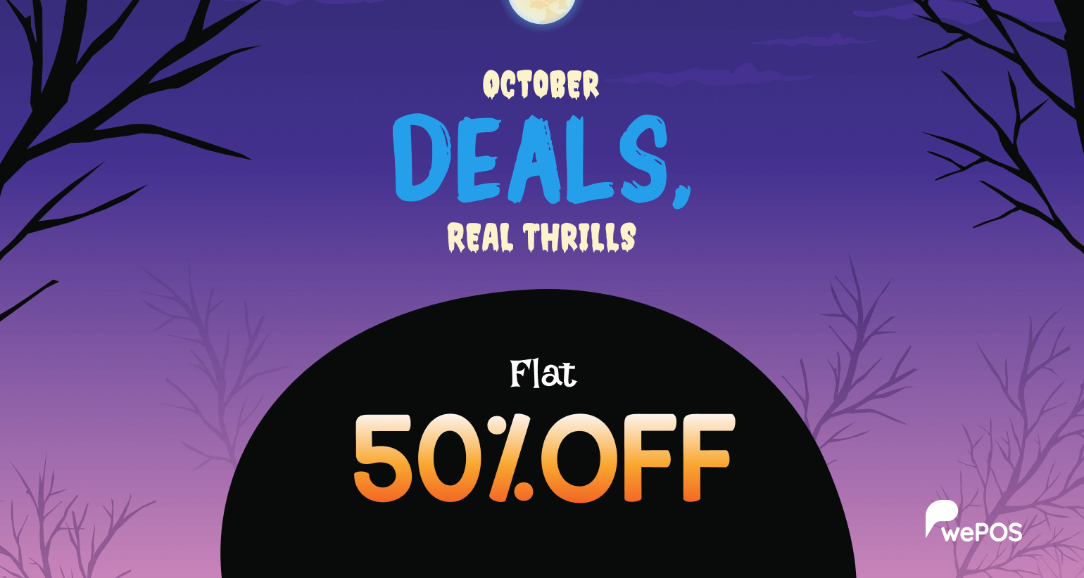 wePOS Halloween deals 2025