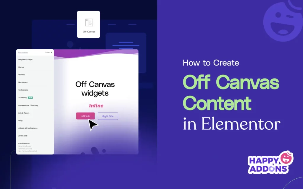 How to Create Off Canvas Content in Elementor