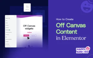 How to Create Off Canvas Content in Elementor