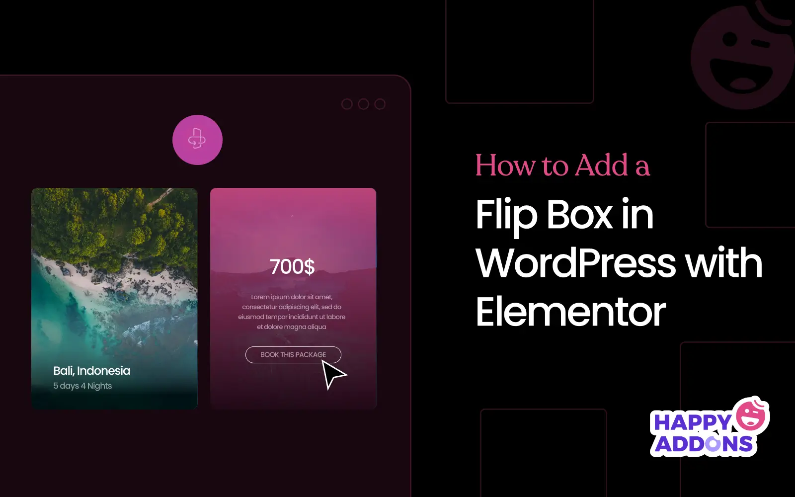 How to Add a Flip Box in WordPress with Elementor
