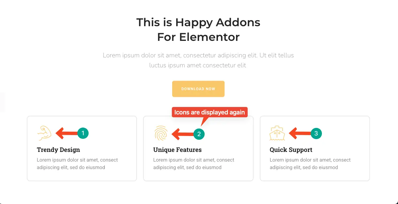 How to Fix Elementor Icon Not Loading (Proven Guide) 8 Check icons on the frontend again