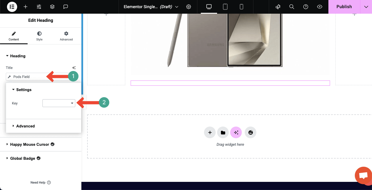 How to Create a Dynamic Web Page in WordPress with Elementor 27 Configure settings for the dynamic tags