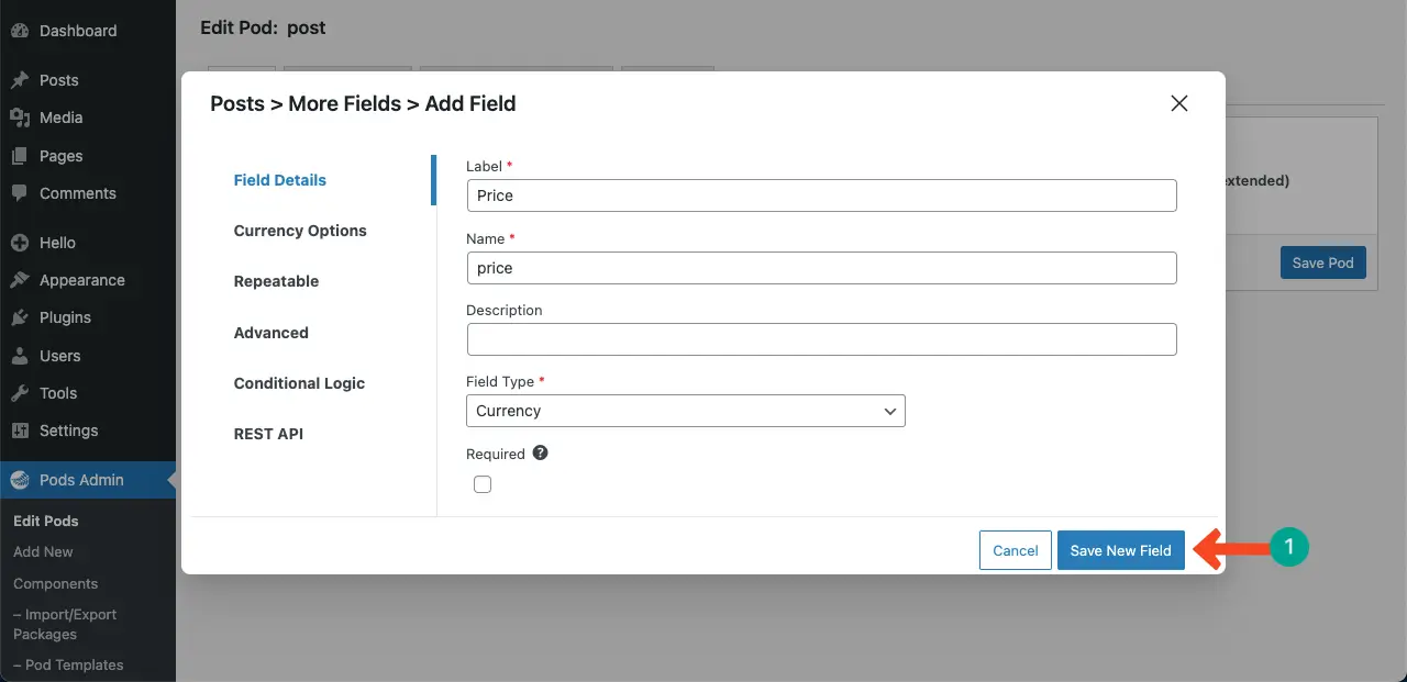 How to Create a Dynamic Web Page in WordPress with Elementor 10 Label the custom field