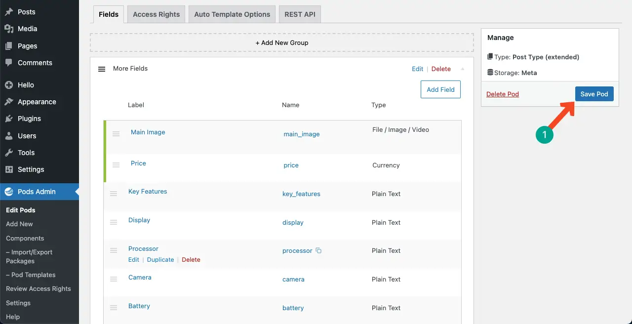 How to Create a Dynamic Web Page in WordPress with Elementor 13 Save all custom fields