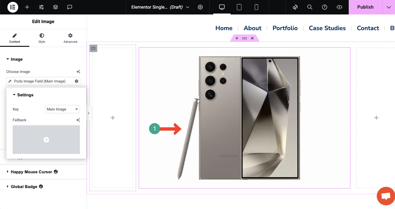 How to Create a Dynamic Web Page in WordPress with Elementor 24 The Image is displayed