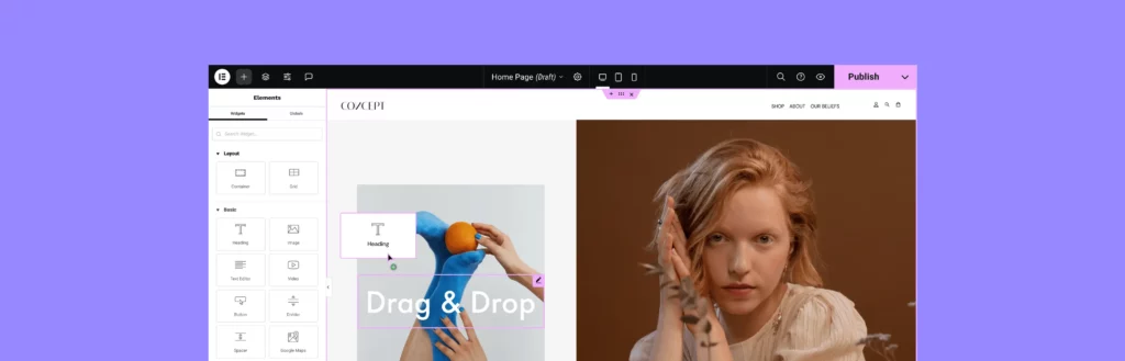 Elementor vs Framer: Which Page Builder Wins in 2026? 1 Elementor plugin