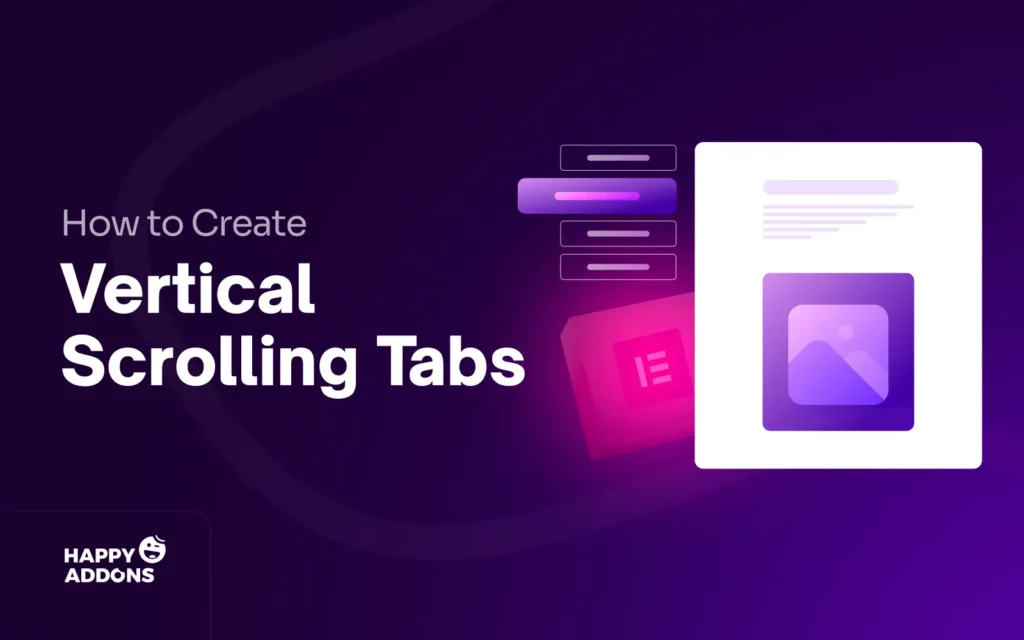 How to Create Vertical Scrolling Tabs