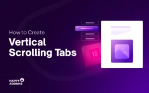 How to Create Vertical Scrolling Tabs