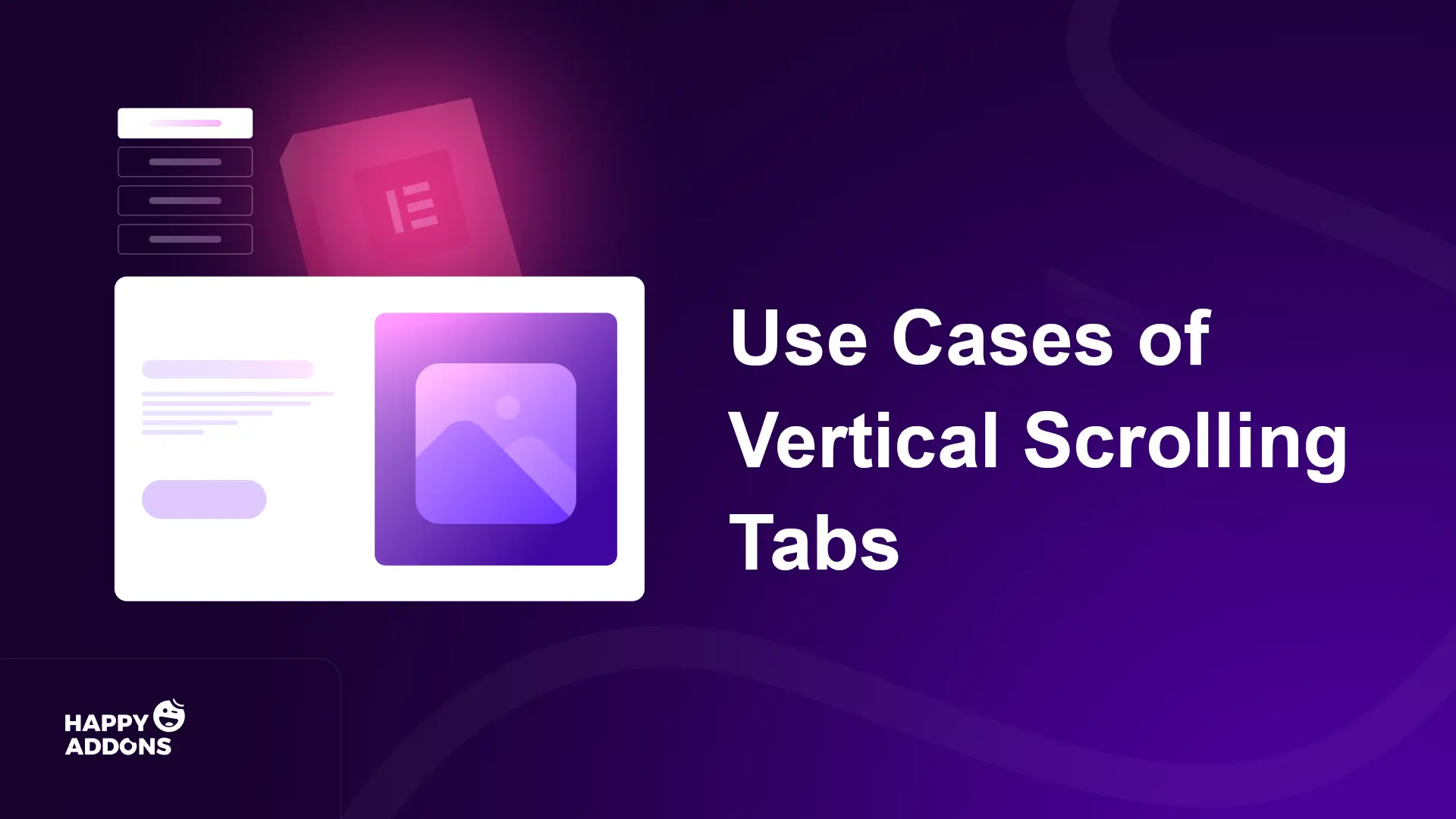Use Cases of Vertical Scrolling Tabs