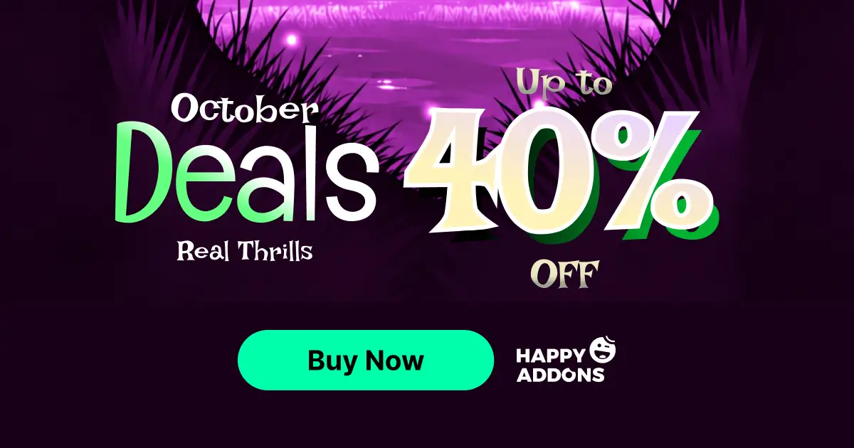 HappyAddons Halloween Deal 2026