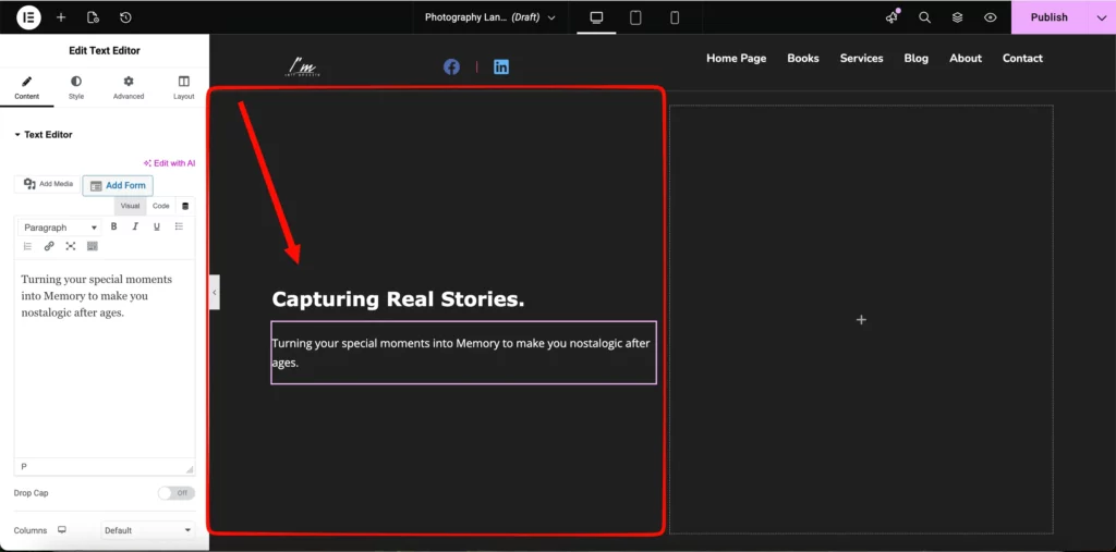 How to Create a Photography Website on WordPress with Elementor and HappyAddons (Step-by-Step) 20 SCR 20260209 ltzh