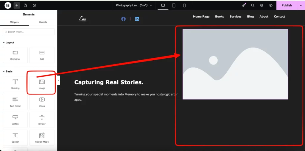 How to Create a Photography Website on WordPress with Elementor and HappyAddons (Step-by-Step) 21 SCR 20260209 lune