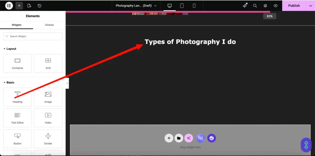 How to Create a Photography Website on WordPress with Elementor and HappyAddons (Step-by-Step) 28 SCR 20260209 nepo