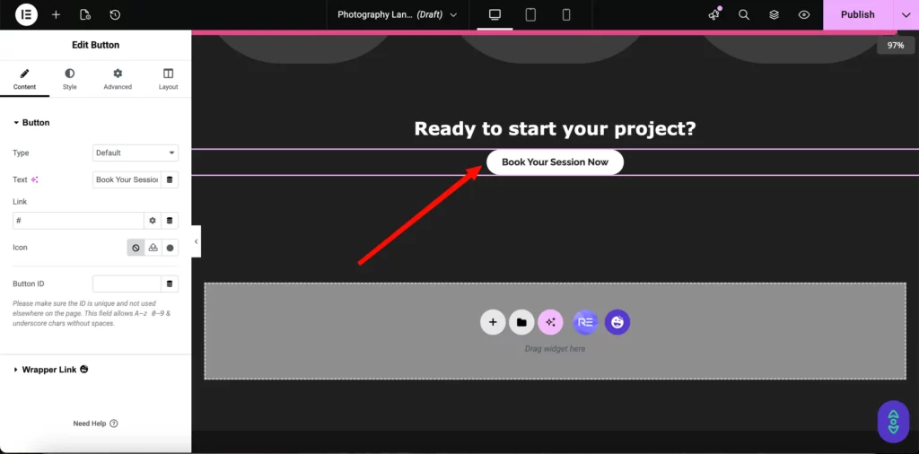 How to Create a Photography Website on WordPress with Elementor and HappyAddons (Step-by-Step) 34 SCR 20260209 nwfk