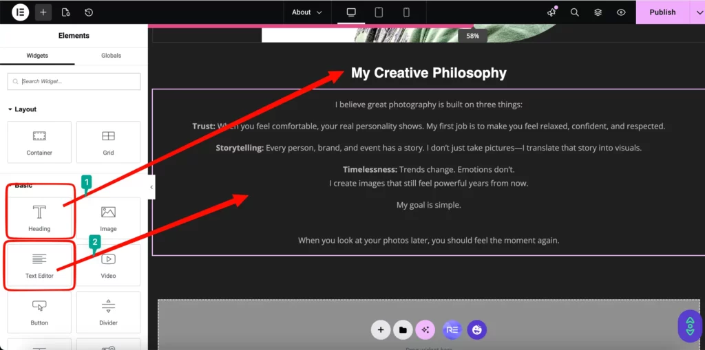 How to Create a Photography Website on WordPress with Elementor and HappyAddons (Step-by-Step) 37 SCR 20260209 ogug
