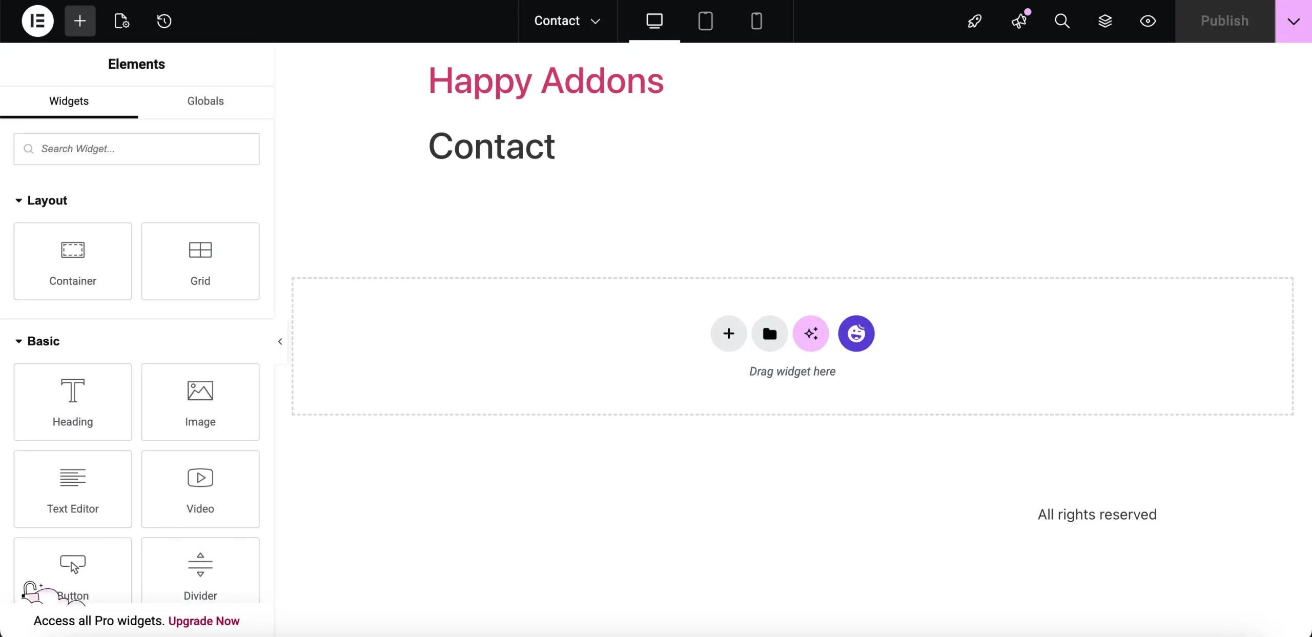 How to Create a Contact Page with Elementor (Step-by-Step Guide) 5 Elementor Workplace