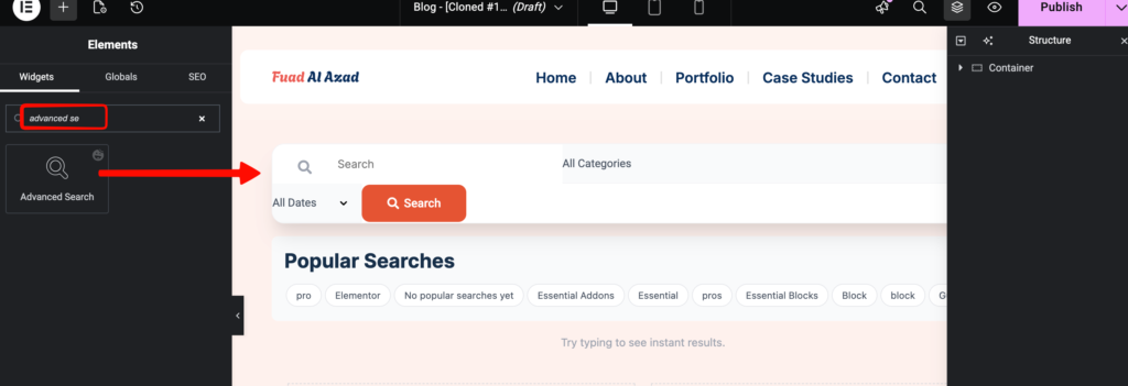 Advanced Search 1 A1