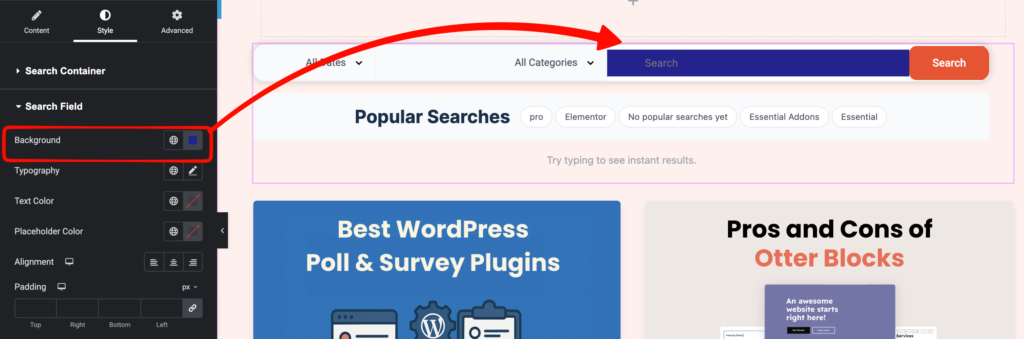 Advanced Search 18 a18