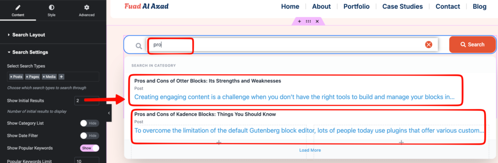Advanced Search 4 a4