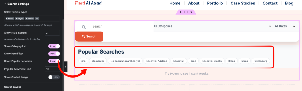 Advanced Search 9 a9
