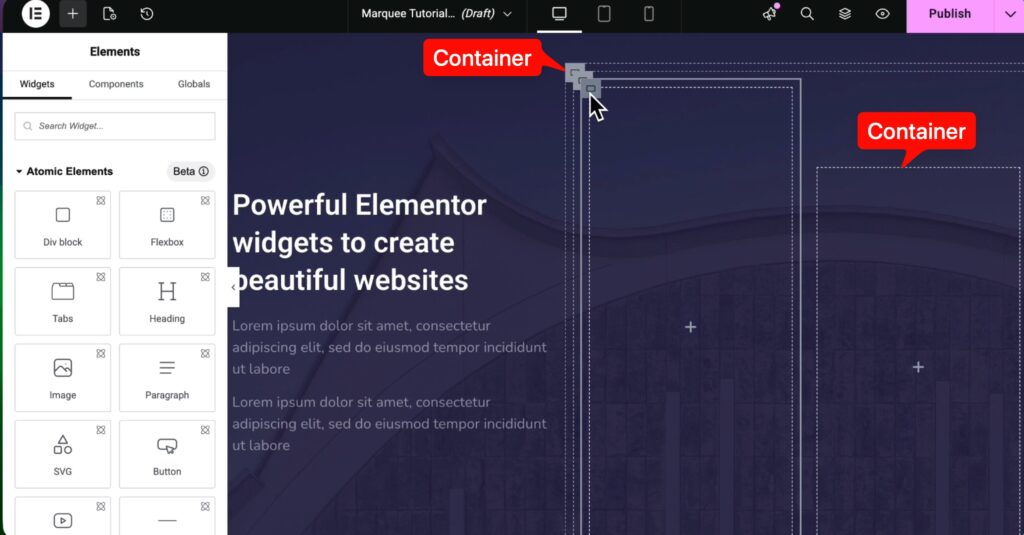 Marquee Animation 1 m1