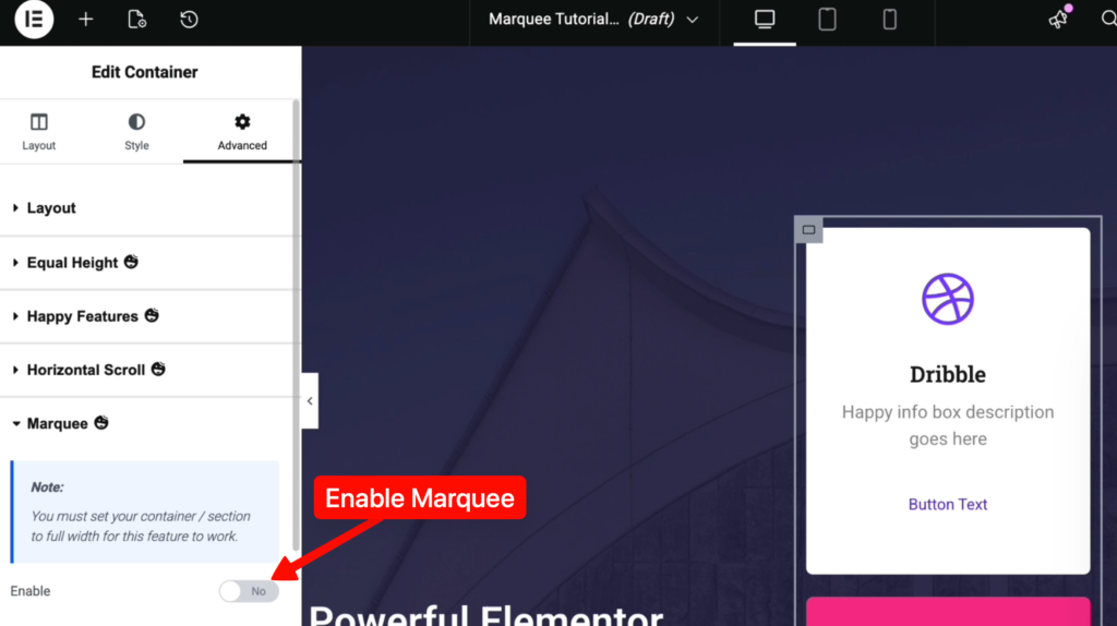 Marquee Animation 8 m8