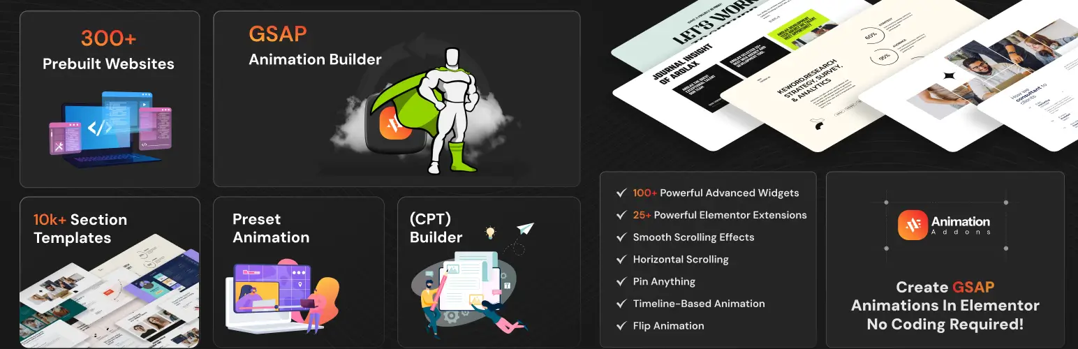 Best WordPress Animation Plugins in 2026 3 Animation Addons