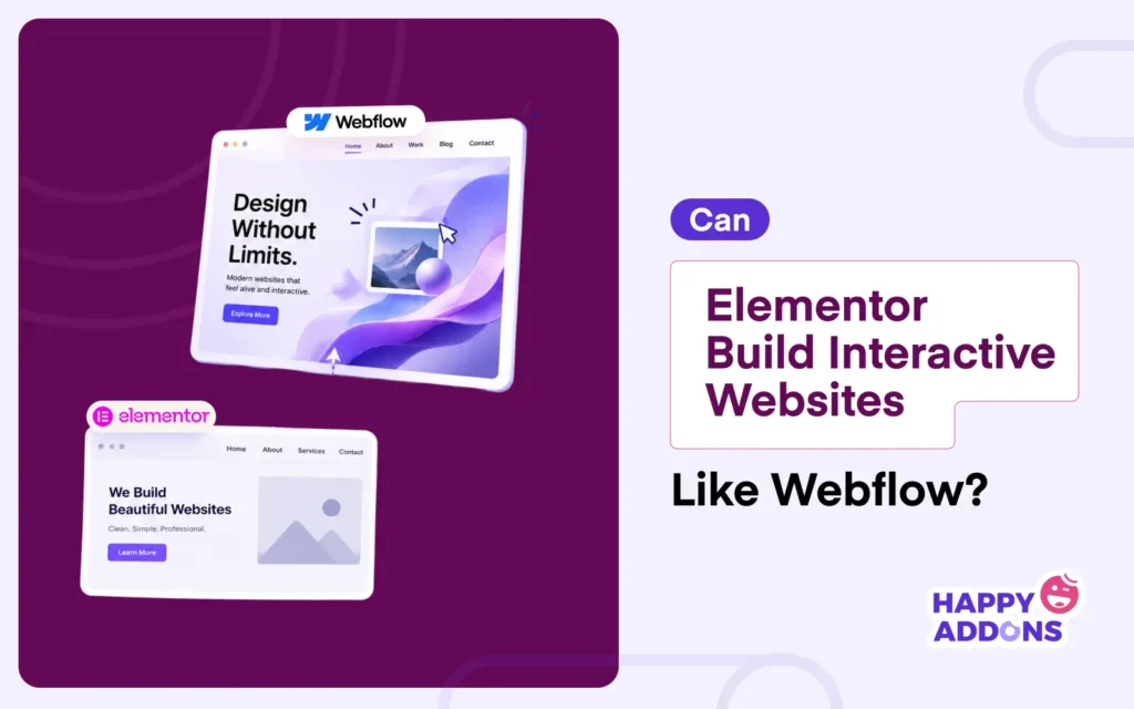 Can Elementor Build Interactive Websites Like Webflow? How to Do It