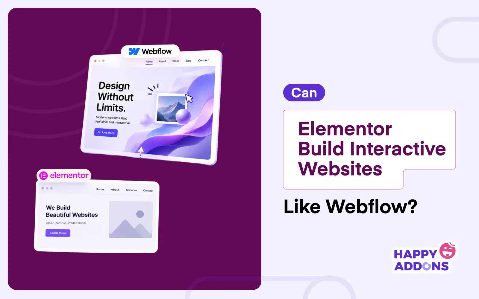 Can Elementor Build Interactive Websites Like Webflow? How to Do It