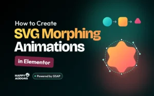 How to Create SVG Morphing Animations in Elementor Website
