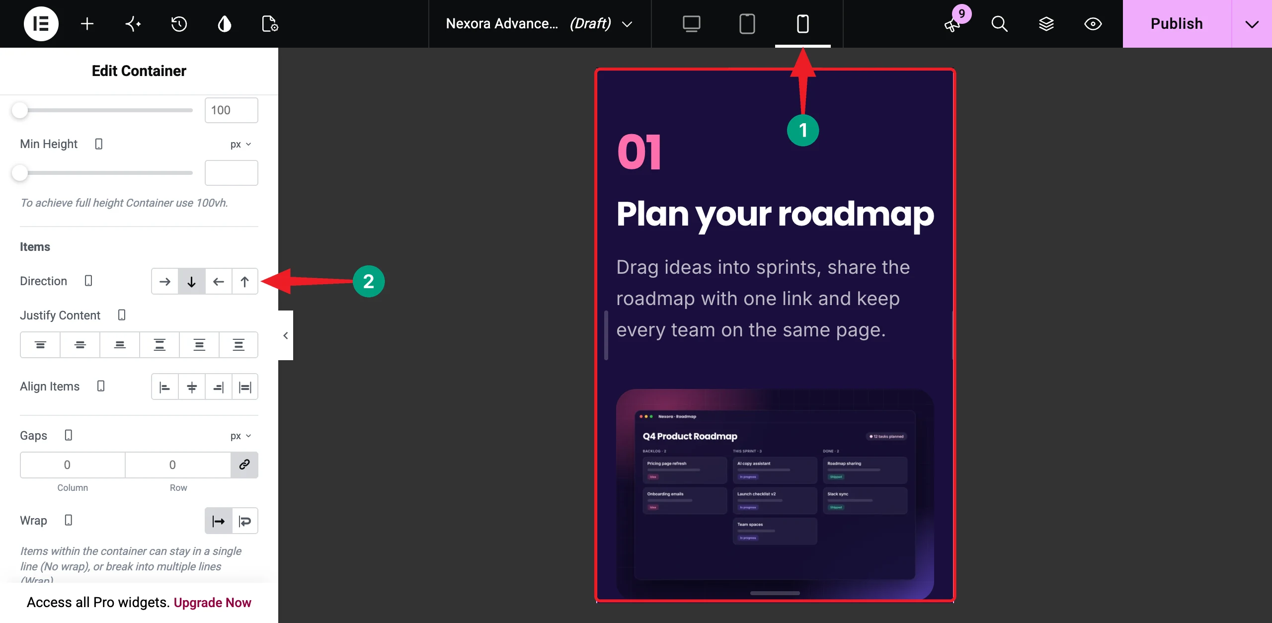 How to Build Advanced Elementor Layouts Without Custom CSS 24 Make the Layouts Mobile-Friendly