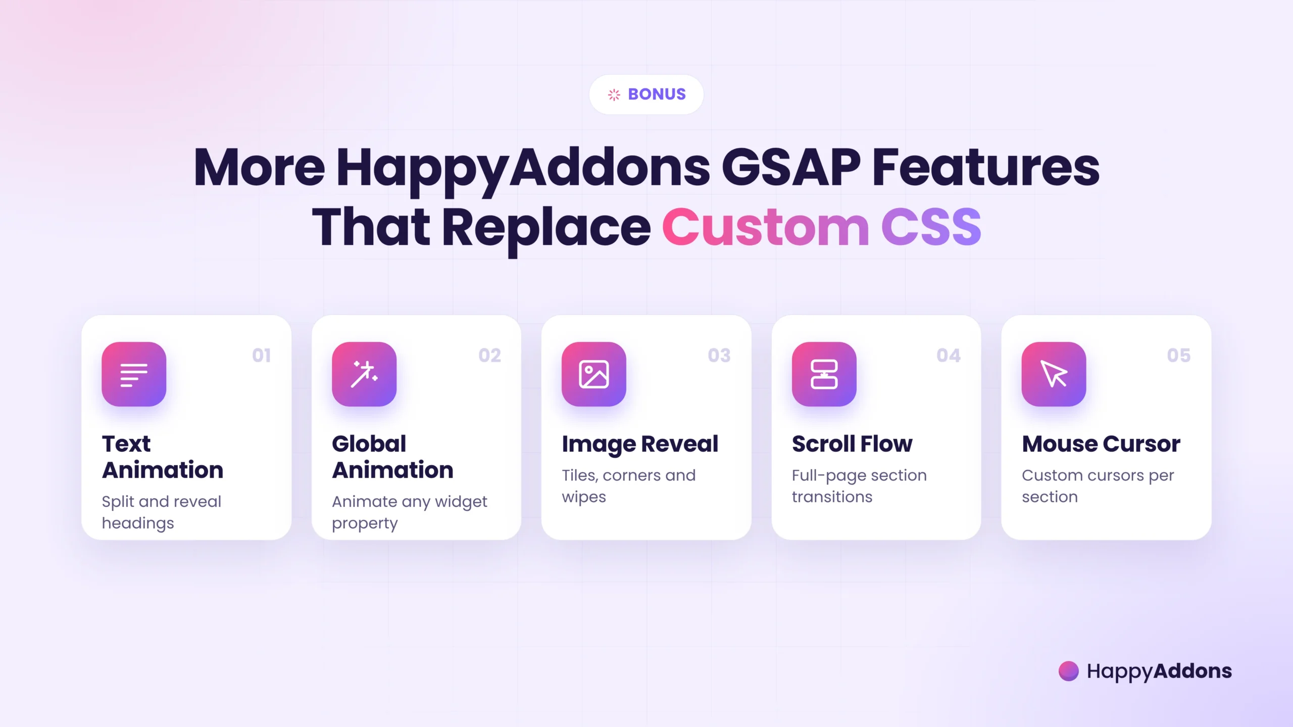 How to Build Advanced Elementor Layouts Without Custom CSS 26 More HappyAddons GSAP Features That Replace Custom CSS