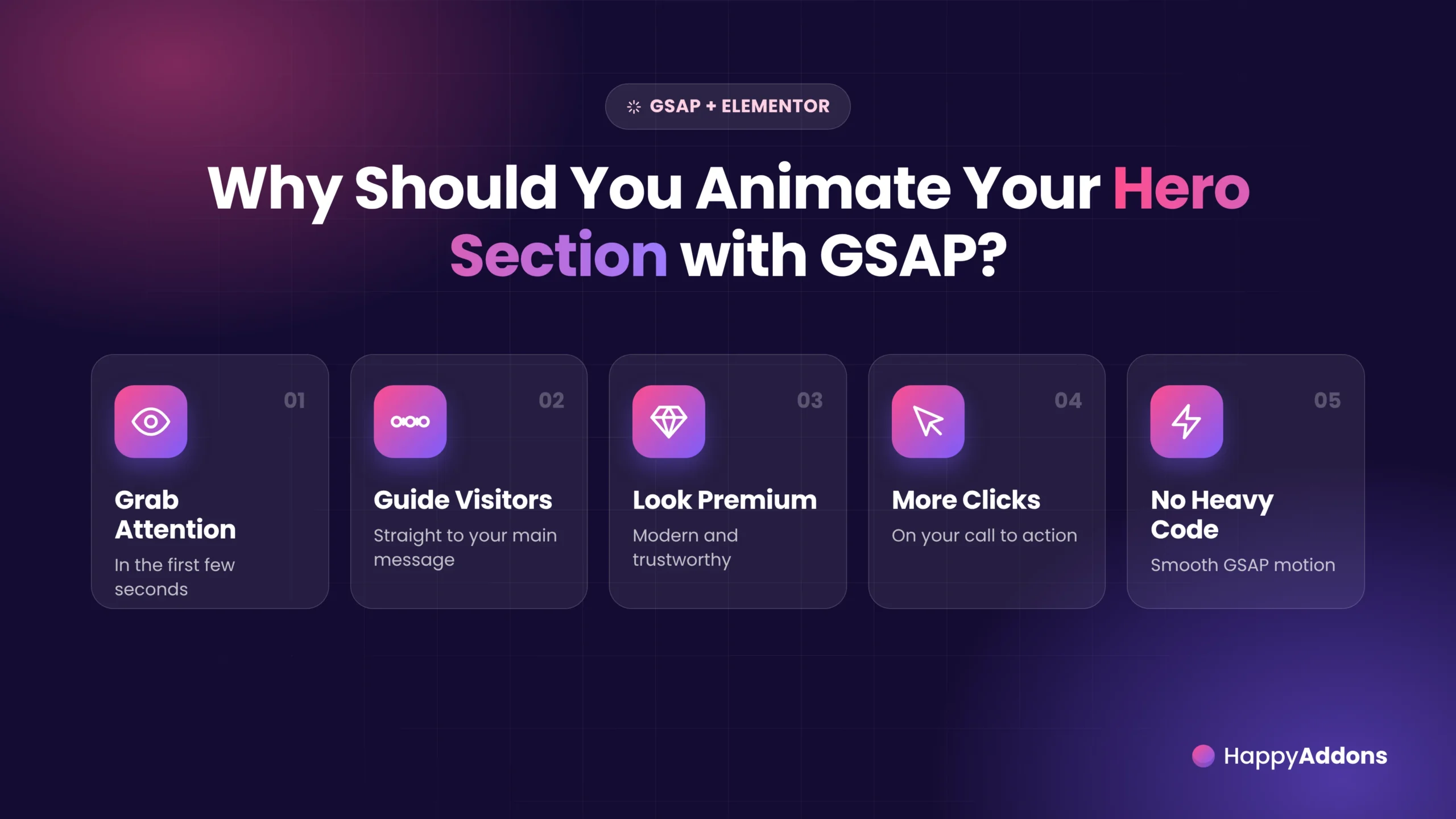 How to Build a Modern Animated Hero Section with Elementor GSAP 1 Why Should You Animate Your Hero Section with GSAP?